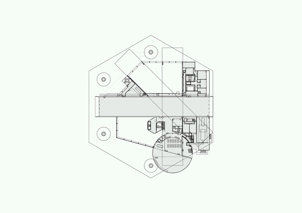 平面圖1 | Plan 1 龐畢度中心梅斯市分館 Centre Pompidou-Metz／坂茂 Shigeru Ban
