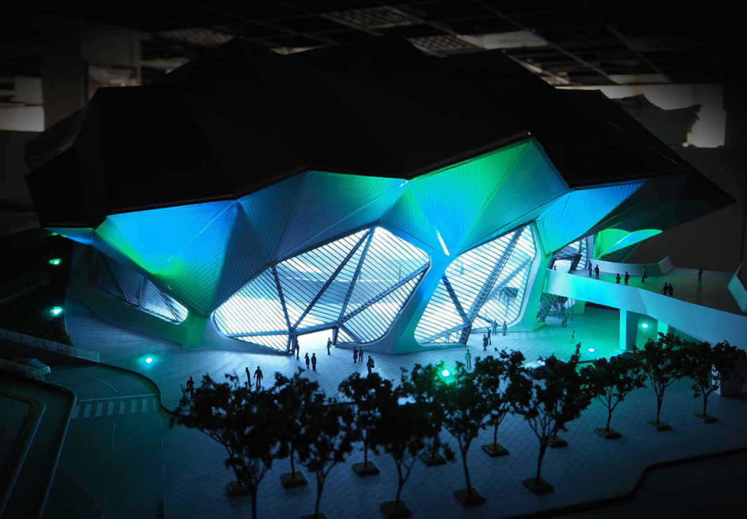 Taipei Music Center 台北流行音樂中心╱RUR Architecture + 宗邁建築師事務所：國際競圖階段提案模型相片©RUR architecture、宗邁建築師事務所