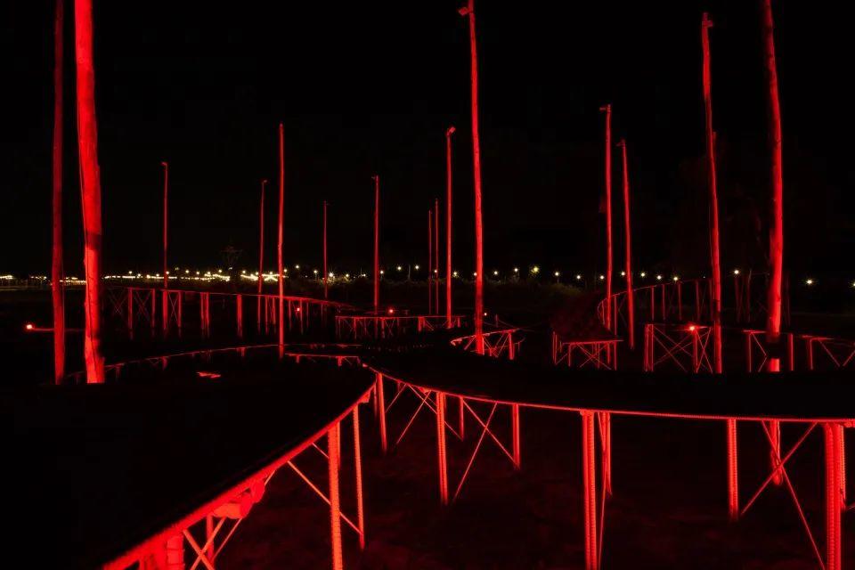 夜間景觀 曼谷The Walk景觀步道／Bangkok Project Studio