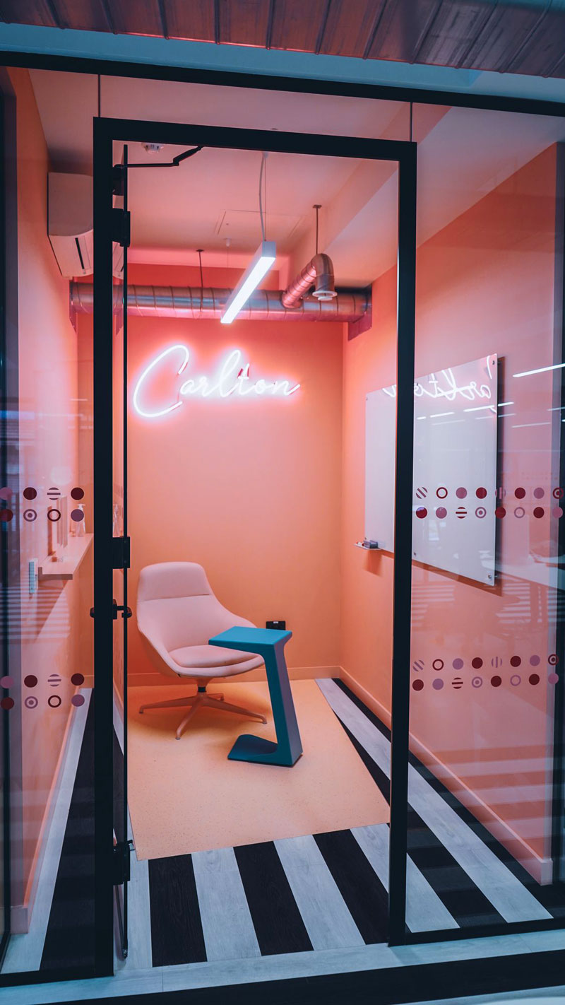 直播間,Huckletree Ancoats共享辦公空間/OBI