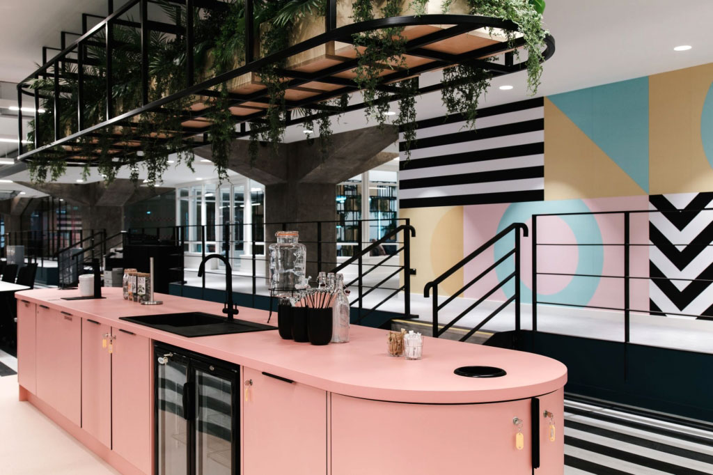 廚房中島,Huckletree Ancoats共享辦公空間/OBI