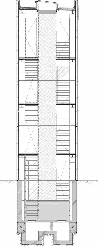 剖面圖,馬嶋屋菓子道具店/KAMITOPEN