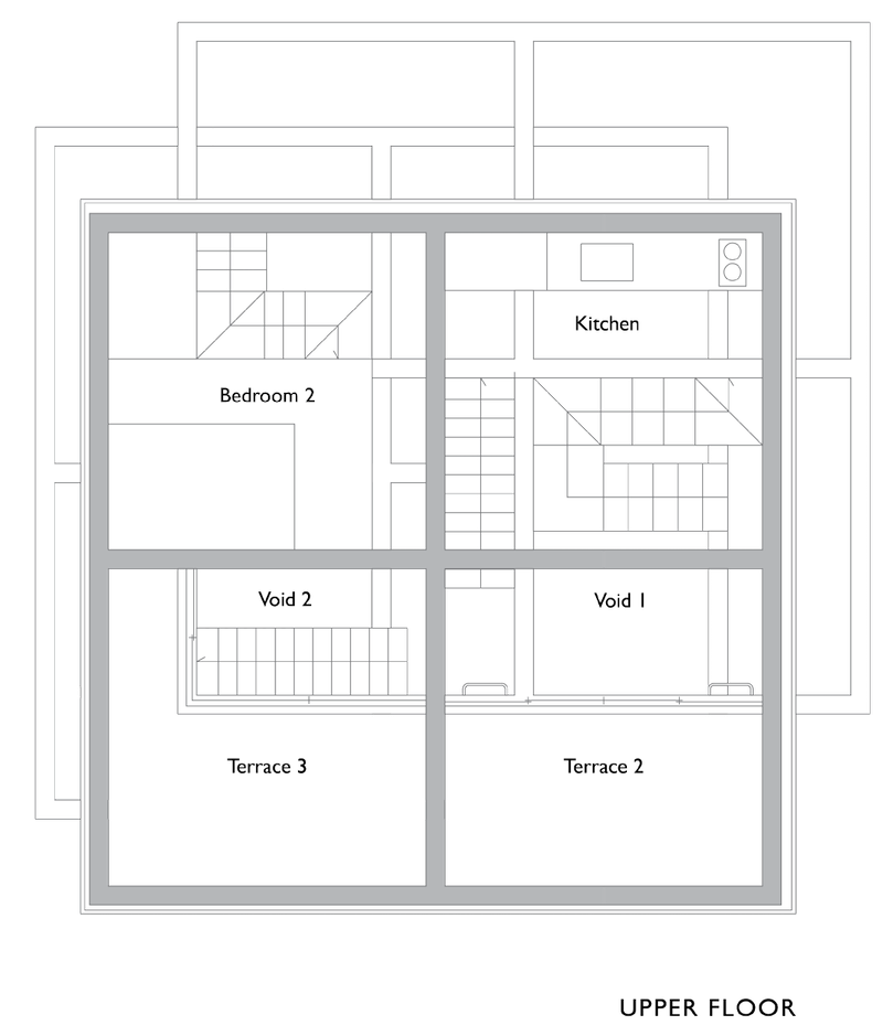 三樓平面圖,日本岡山Liam Fuji 真鍋方程式之家/Mount Fuji + Liam Gillick