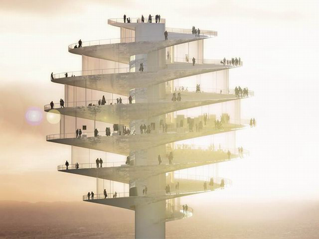BIG 於2012年發表的作品 Phoenix Bbservation Tower