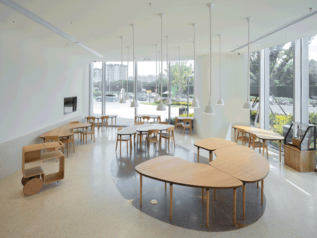 21cake+麵包店上海寶山經緯匯店／張永和 非常建築