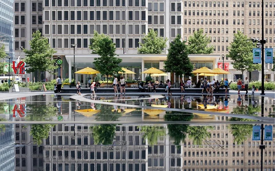 市區生活的中心：作為連接費城市區通勤者、居民和訪客的核心樞紐，公園為各種類型的鄰里活動提供了理想場所，包括市場、表演、校內體育活動和健身課程等。