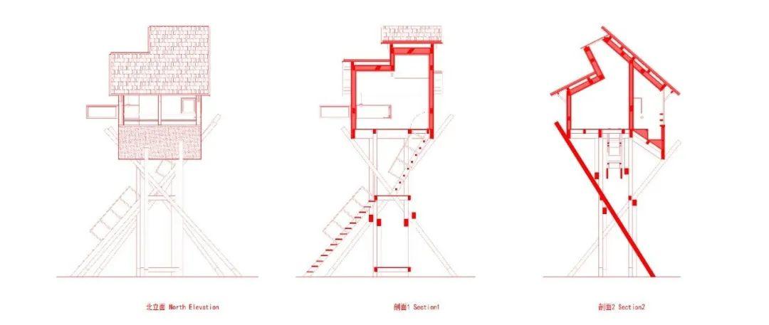 木構造冥想守望塔/跳房子建築工作室