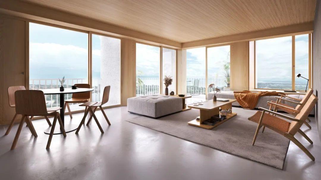 住宅單元內,Tilia綜合大樓/3XN+IttenBrechbühl