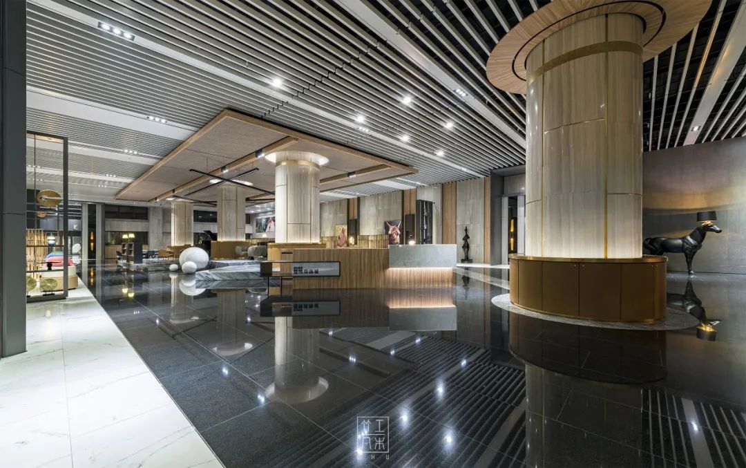 威鈞國際商務城公設空間室內設計/邵唯晏 竹工凡木設計研究室