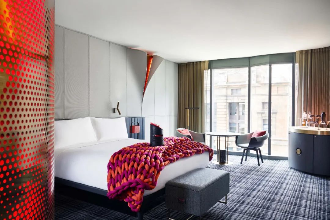 墨爾本W Hotel(W Melbourne)客房內