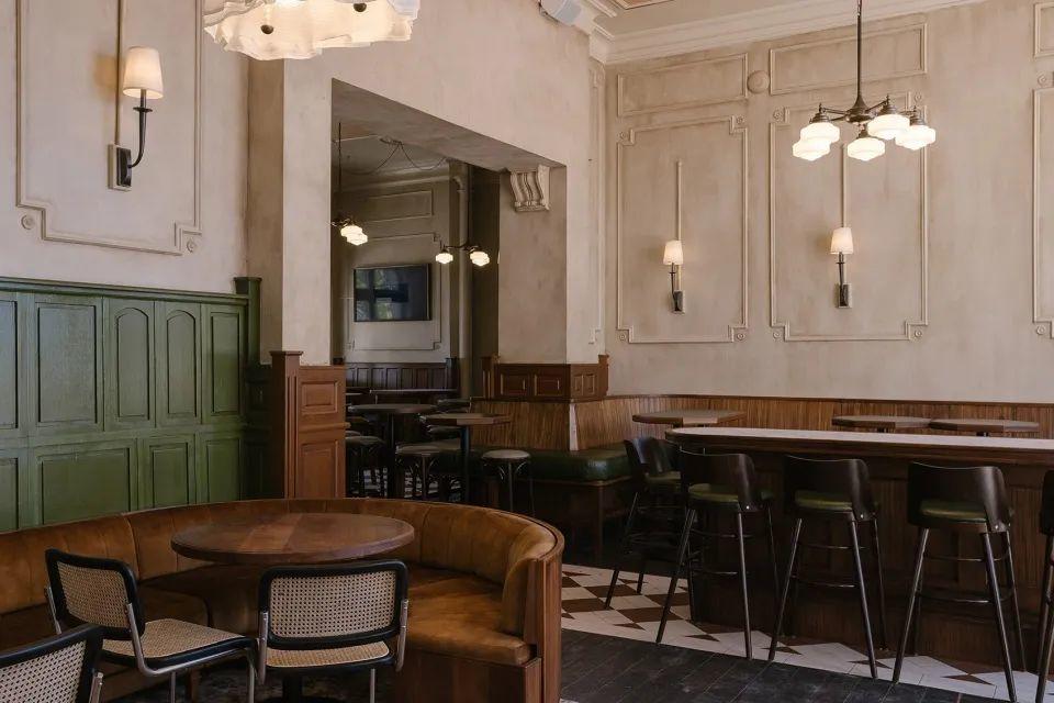 由用餐望向酒吧區 ,紐西蘭Hotel Ponsonby酒吧/CTRL Space