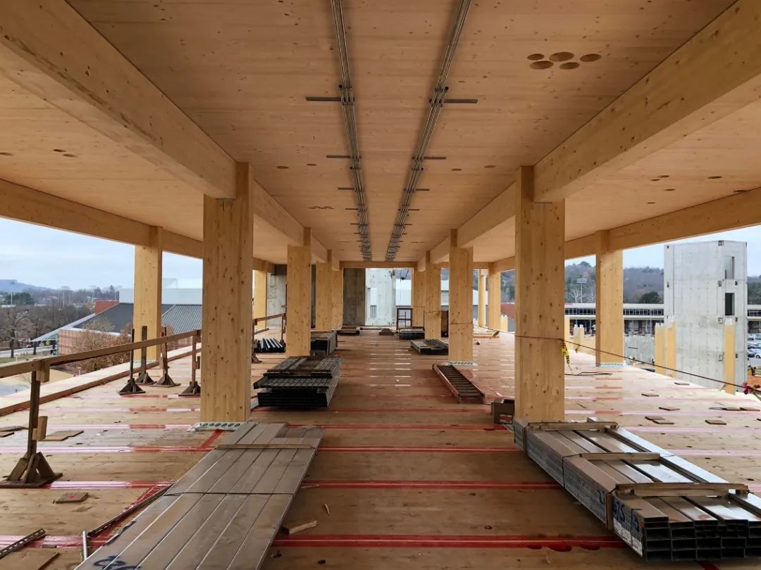 施工相片,Adohi Hall學生宿舍/Leers Weinzapfel Associates | Photo by Timothy Hursley