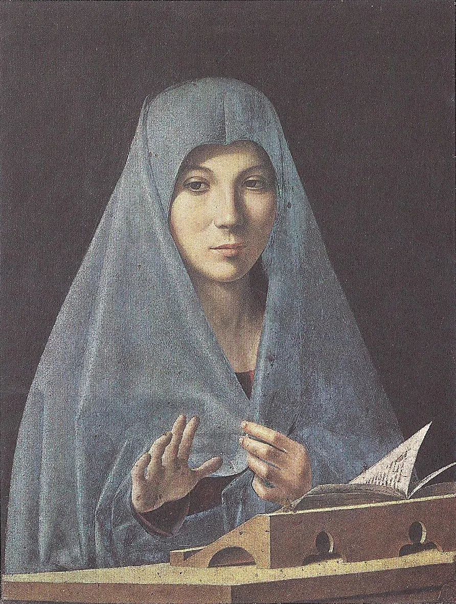 安托內羅·達·梅西那,《報喜》Antonello da Messina, L'Annunziata