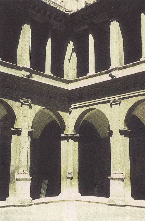 卡洛·雷納爾迪，金碧地利聖母堂，羅馬 Carlo Rainaldi, Courtyard at Santa Maria in Campitelli, Rome