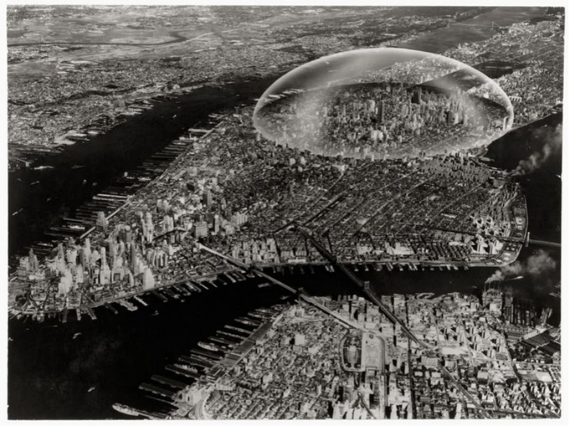 曼哈頓圓頂城市©BUCKMINSTER FULLER INSTITUTE