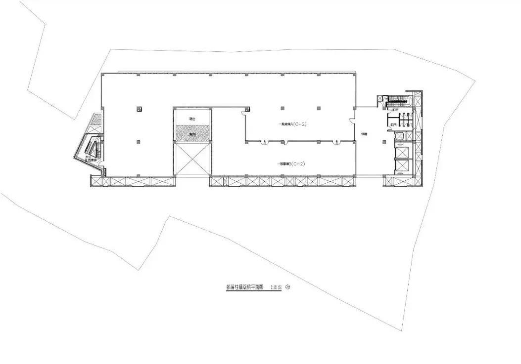 三層平面圖；圖片提供/林祺錦建築師事務所 光隆物流研發中心／林祺錦建築師事務所