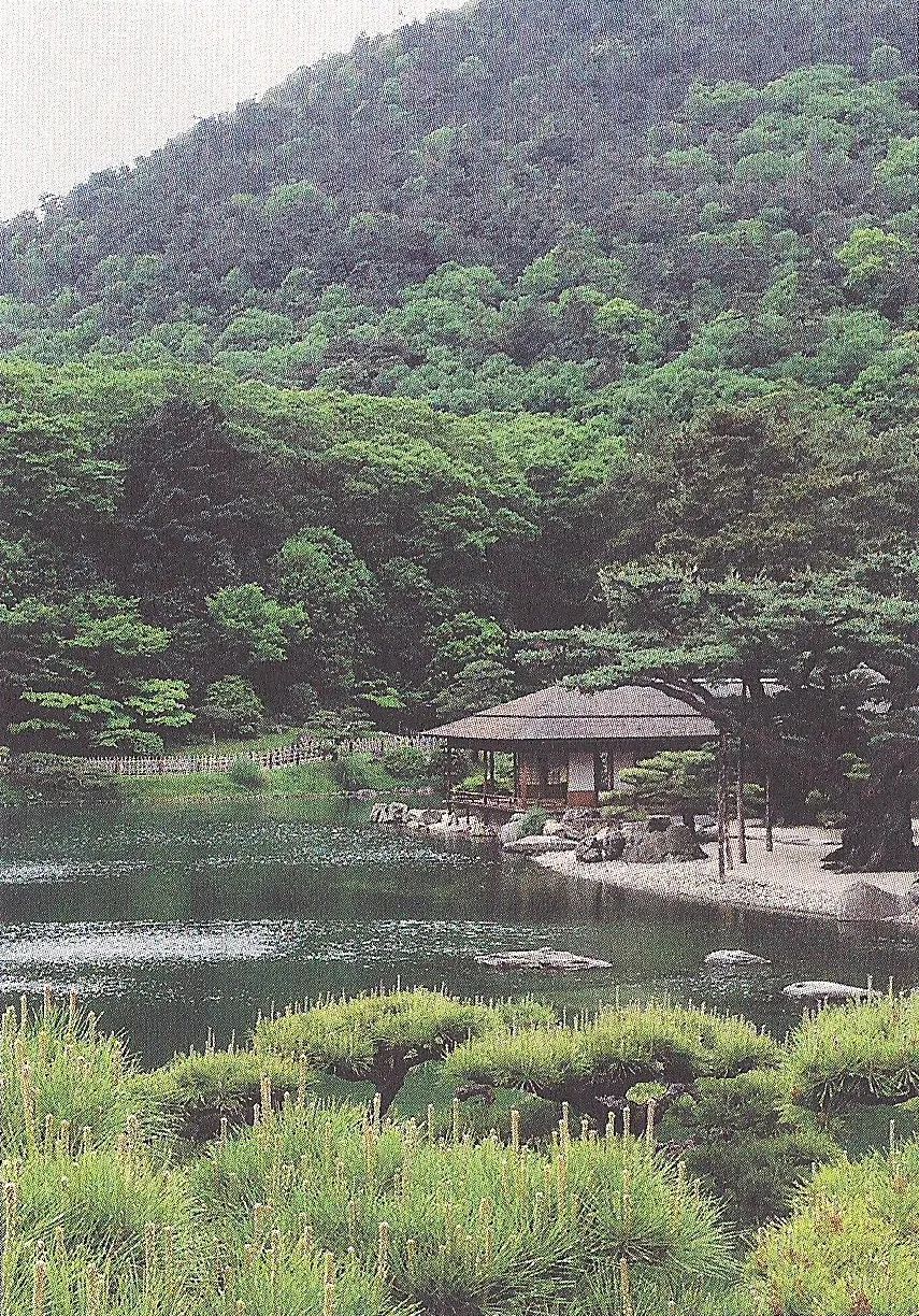 掬月亭，栗林公園，日本高松市 Kikugetu-tei, Ritsurin Park, Takamatsu, Japan