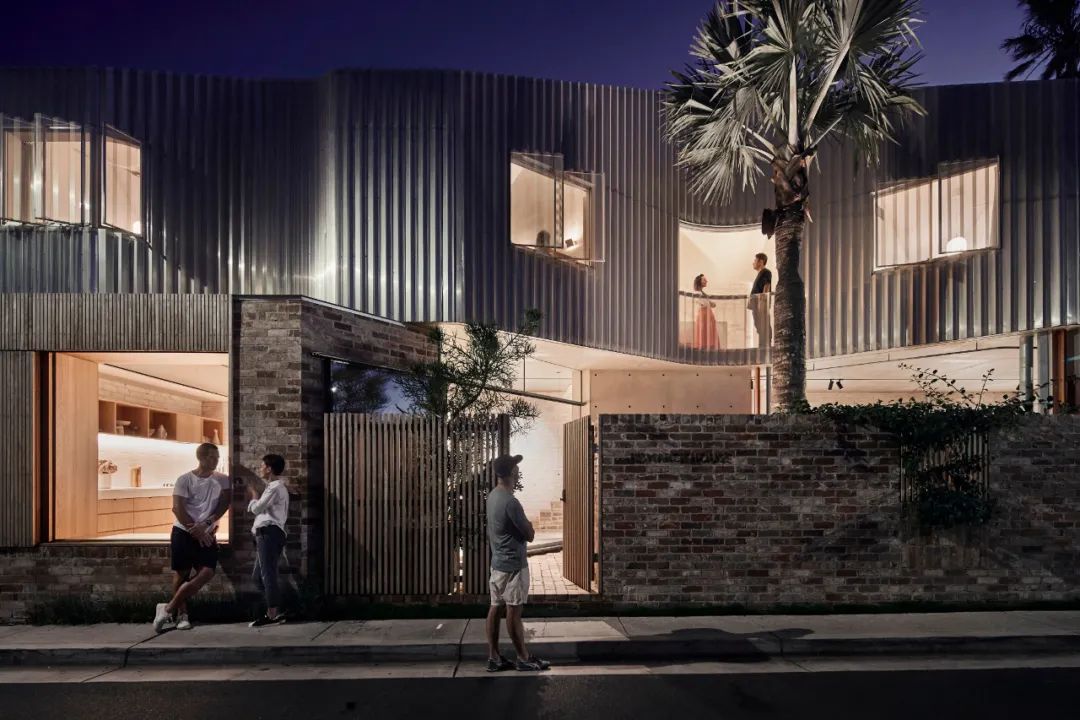 夜間景觀,澳洲Bismarck House住宅/Andrew Burges Architects