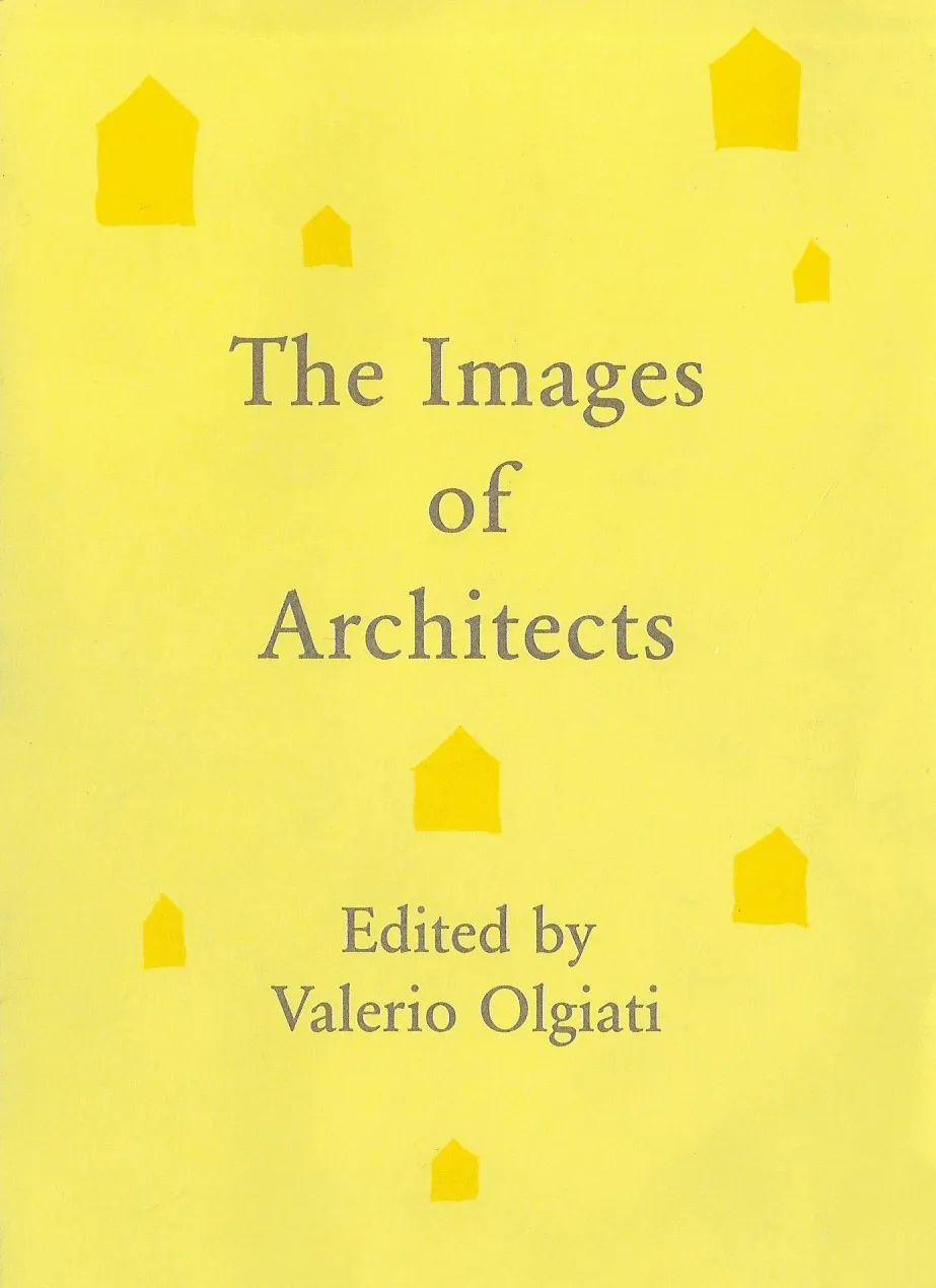 封面《The Images of Architects》（建築師圖像）／Valerio Olgiati 