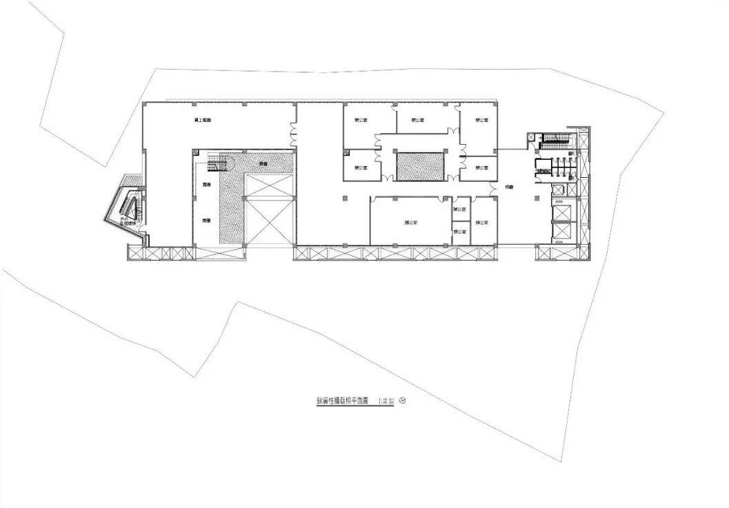 四層平面圖；圖片提供/林祺錦建築師事務所 光隆物流研發中心／林祺錦建築師事務所