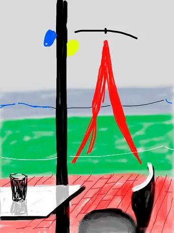 《無題,703》,2011,iPad繪畫
