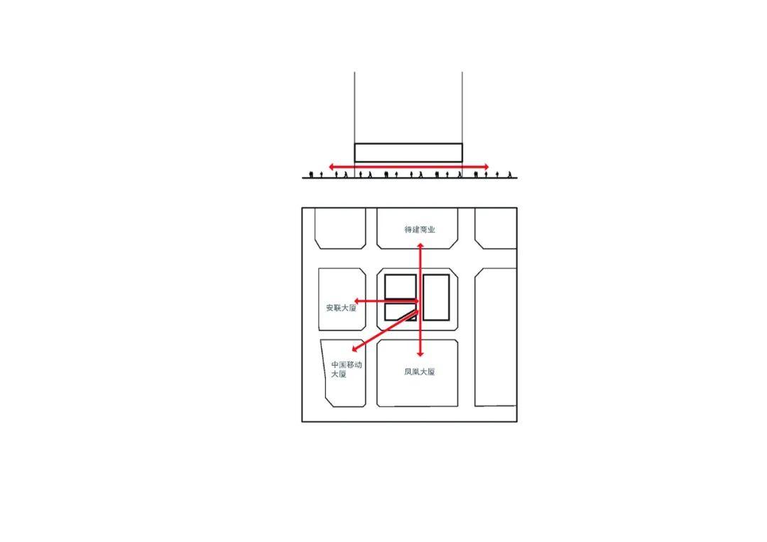 形體生成 diagram 深圳民生金融大廈/築博設計