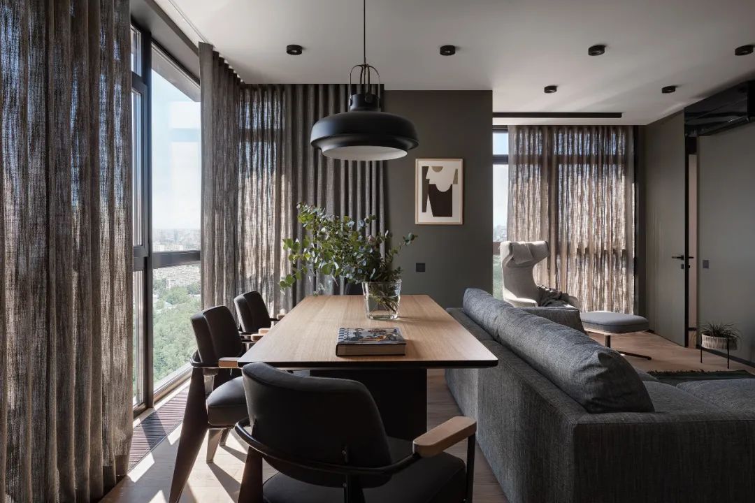 烏克蘭基輔頂樓公寓室內設計 Ukraine Kiev Apartment interior design／Yuriy Zimenko／Mecanoo