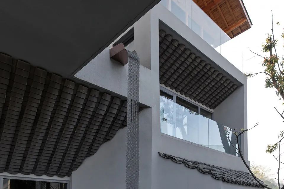 屋簷,桐廬山澗房/來建築設計工作室