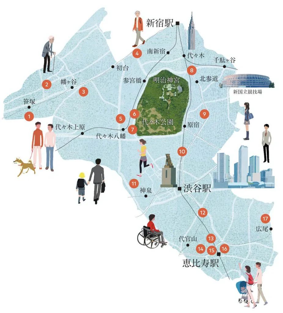 東京公廁計畫地圖