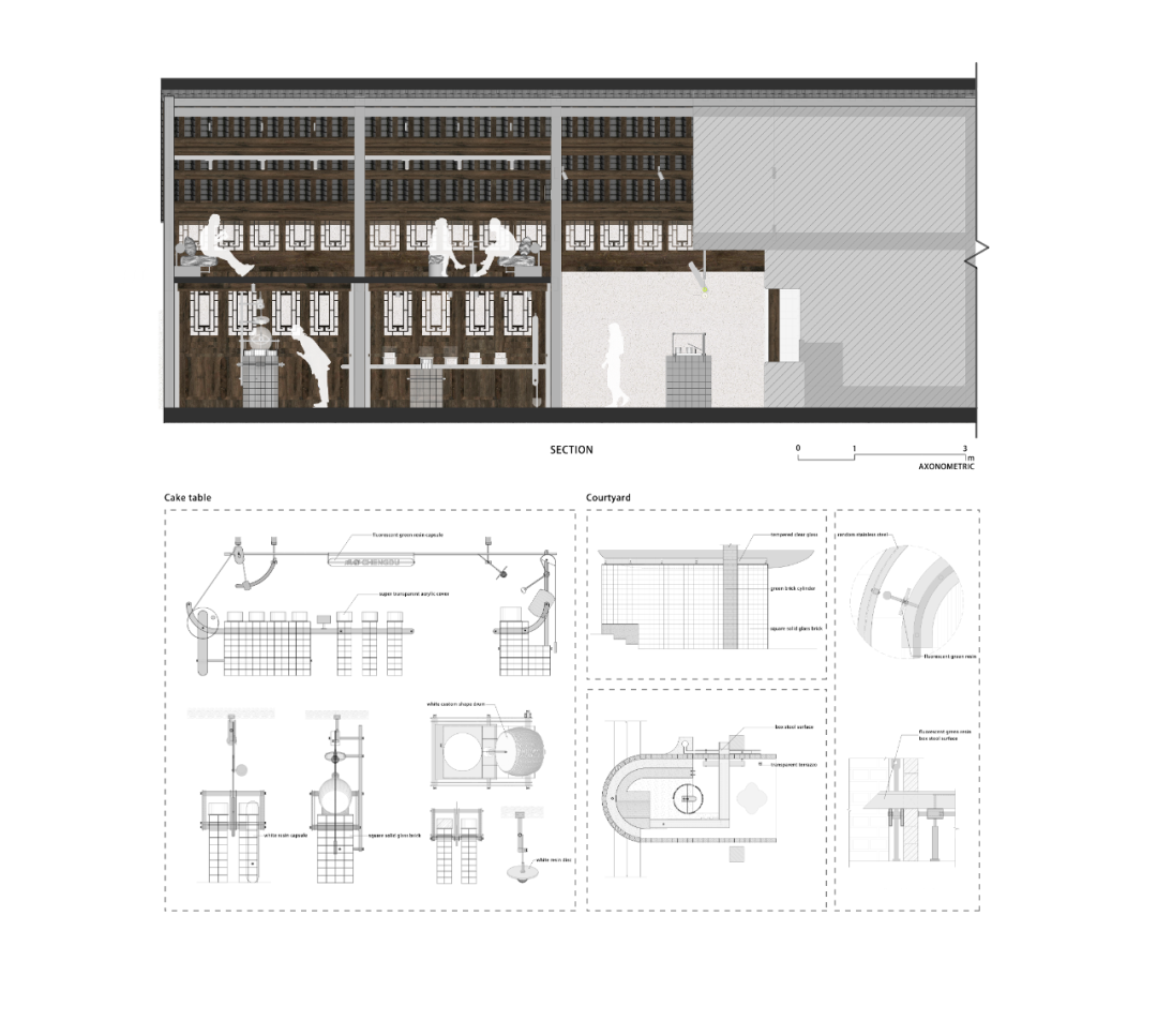 成都好利來1992概念店餐廳室內設計／Some Thoughts 空間設計工作室