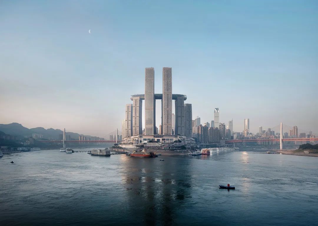 作品名稱：Raffles City Chongqing  參賽公司：薩夫迪建築師事務所，Safdie Architects  作品地點：中國，重慶Chongqing, China