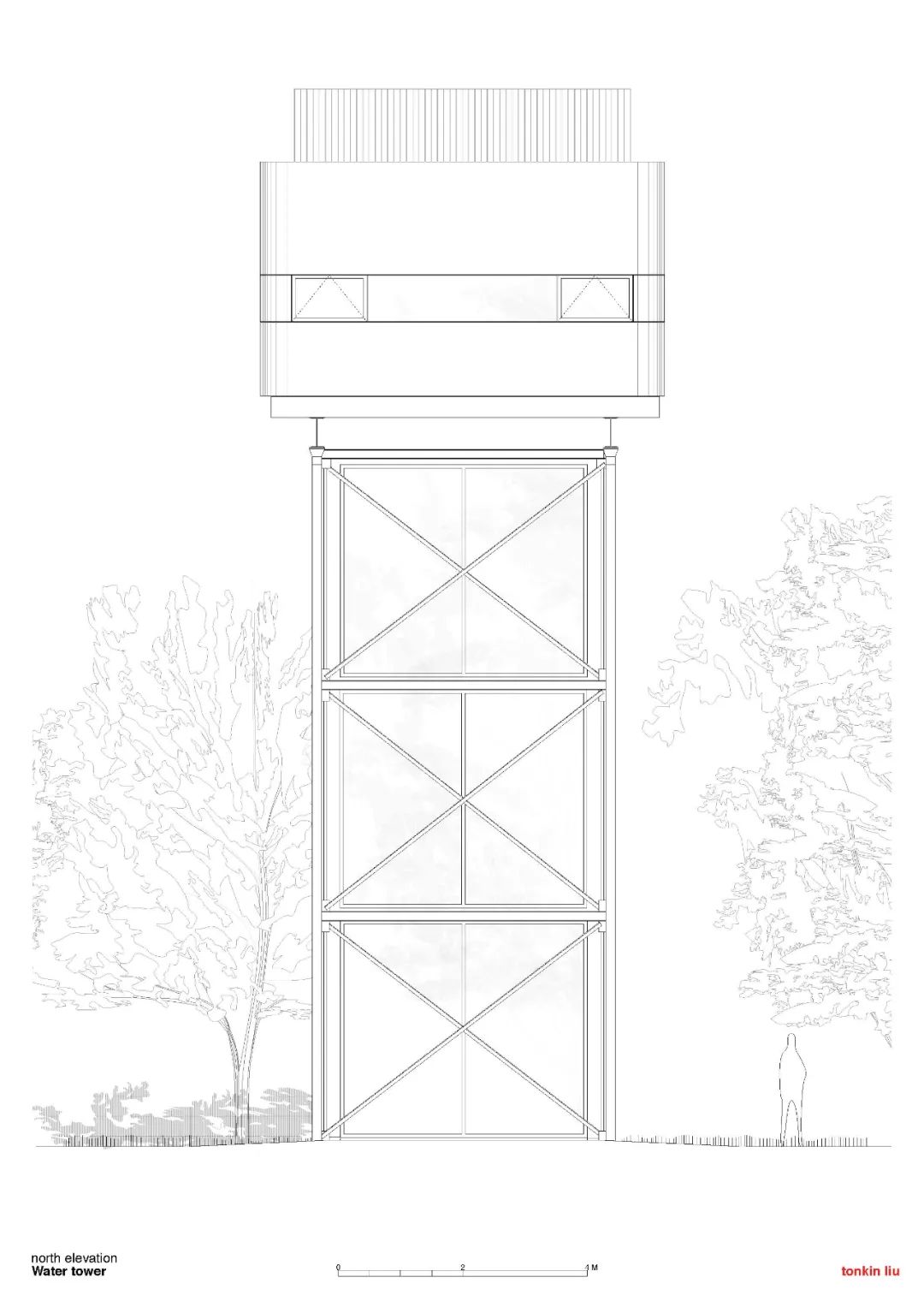 UK Norfolk The Water Tower 英國諾福克郡水塔住宅 舊建築改造／Tonkin Liu