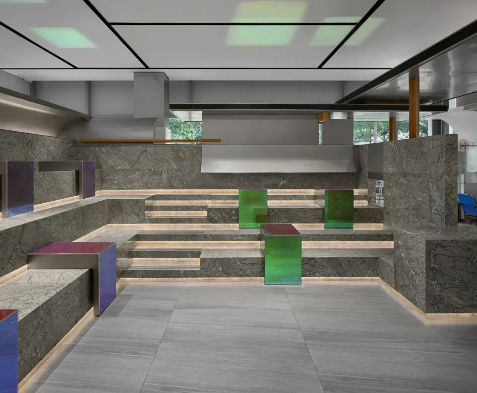 野萃山分子果汁·天安雲谷店 茶飲店飲料店室內設計／尚希設計HOPE DESIGN