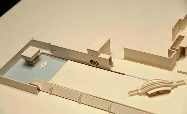 墓園模型圖 Tomba Brion 布里昂家族墓園 Brion-Vega Cemetery／Carlo Scarpa