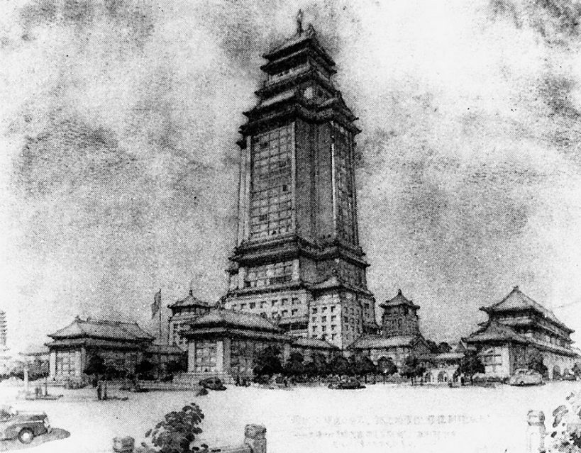 梁思成的北京設想圖