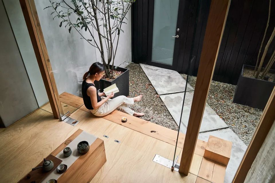 戶外庭院 Courtyard 台中兆兆茶苑／SOAR Design 合風蒼飛設計+ 張育睿建築師事務所