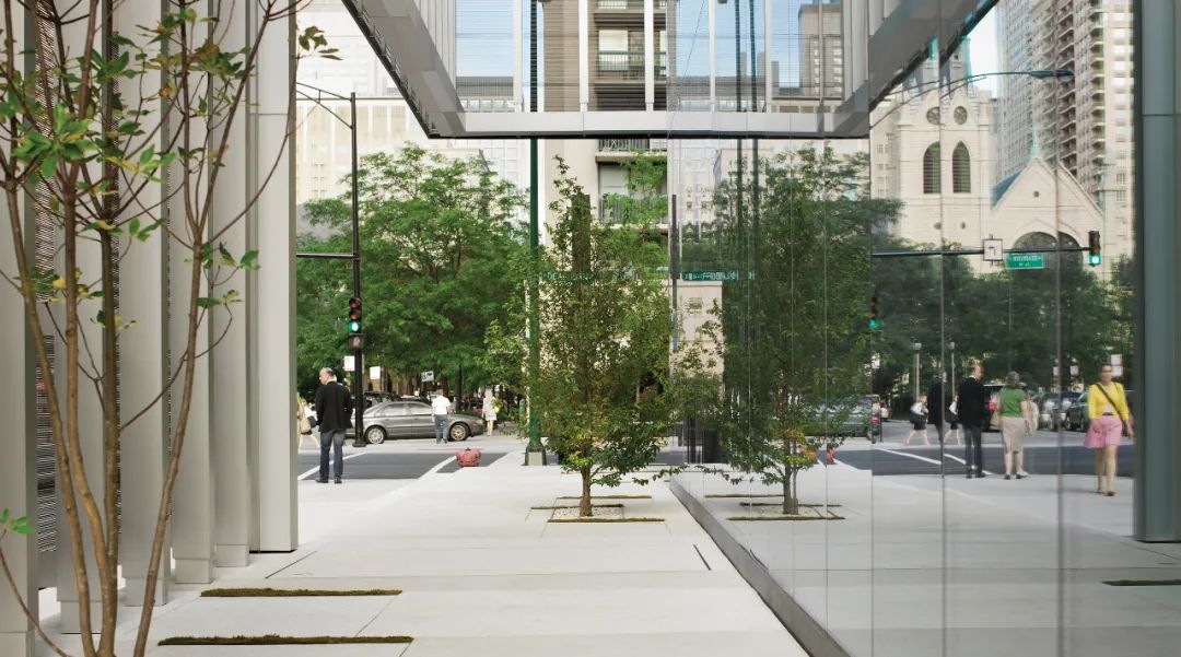 Poetry Foundation 詩歌基金會景觀設計   地點：美國，芝加哥  設計建造期間：2008-2012  合作方：John Ronan Architects；Terra Engineering, Ltd