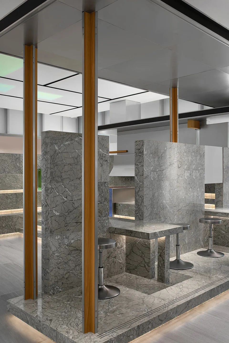 野萃山分子果汁·天安雲谷店 茶飲店飲料店室內設計／尚希設計HOPE DESIGN