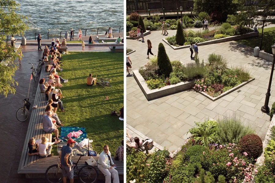 小羅伯特·瓦格納公園Robert F. Wagner, Jr. Park ／Laurie Olin Partnership