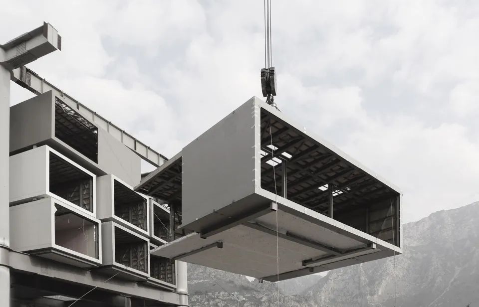 施工相片:客房模組 土耳其安塔基亞博物館酒店The Museum Hotel Antakya/Emre Arolat Architecture