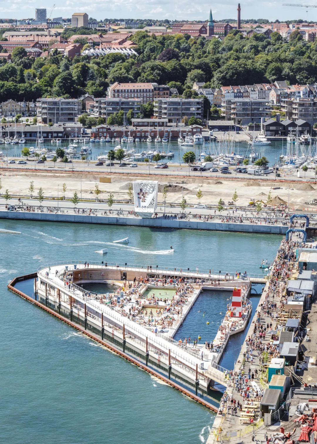 丹麥阿爾路斯港口浴場 水上公共空間 公共游泳池 Aarhus Harbor Bath Havnebadet PUblic Swimming Pool／BIG Bjarke Ingels Group