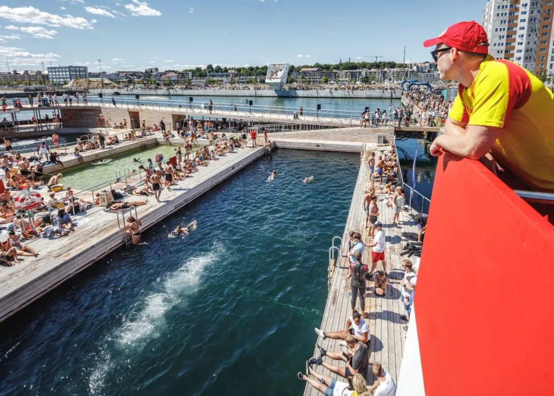 丹麥阿爾路斯港口浴場 水上公共空間 公共游泳池 Aarhus Harbor Bath Havnebadet PUblic Swimming Pool／BIG Bjarke Ingels Group