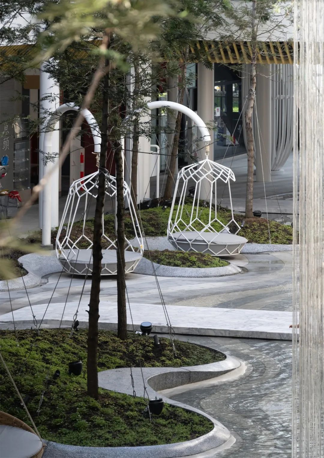 泰國曼谷Megabangna購物中心溪谷步道親水空間景觀設計 Stream Valley at Mega Foodwalk landscape architecture design／Landscape Collaboration