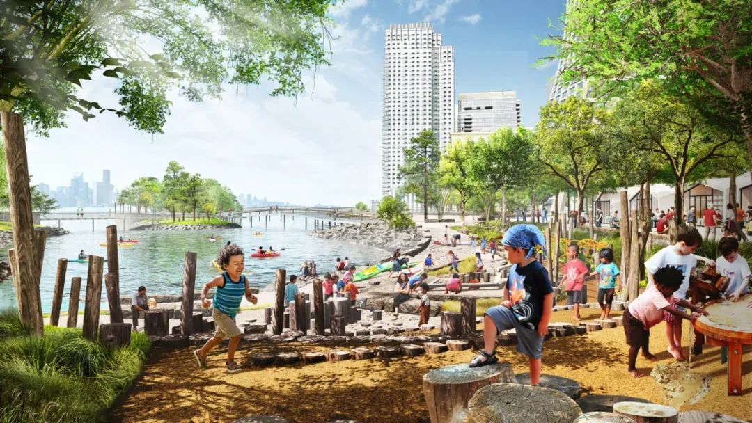 紐約河之環 New York City River Ring ／Bjarke Ingels Group James Corner Field Operations