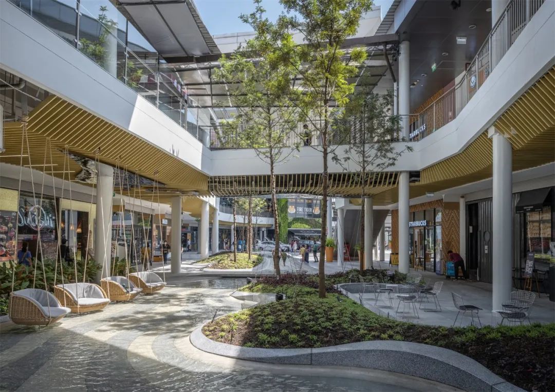 泰國曼谷Megabangna購物中心溪谷步道親水空間景觀設計 Stream Valley at Mega Foodwalk landscape architecture design／Landscape Collaboration