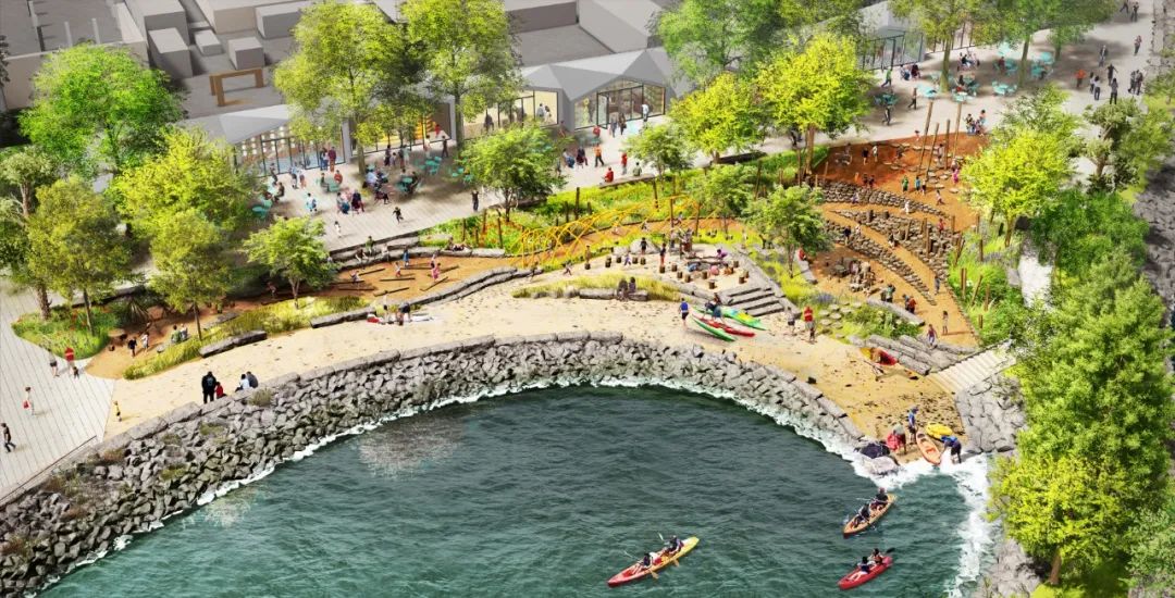 紐約河之環 New York City River Ring ／Bjarke Ingels Group James Corner Field Operations