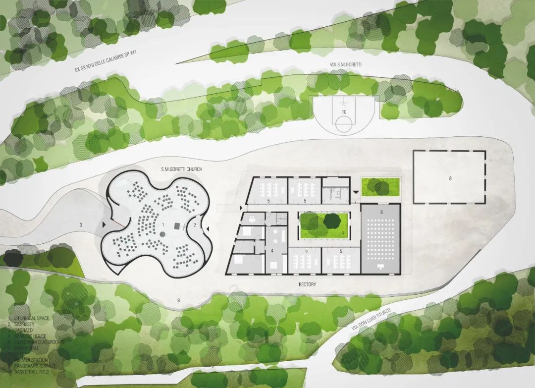 Santa Maria Goretti Church 教堂 Mario Cucinella Architects