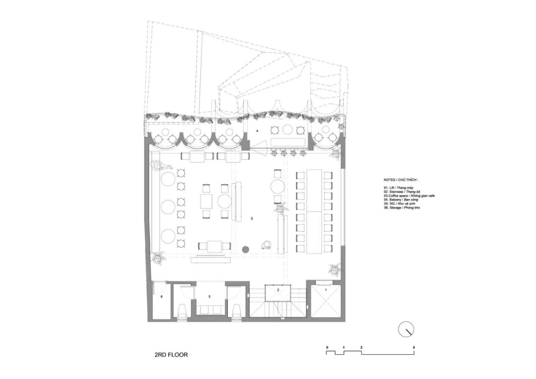 越南河內西湖畔咖啡館室內設計 Vietnam Hanoi Bonjour Cafe interior design／Comma Studios