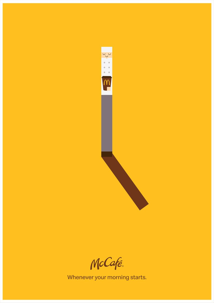 麥當勞廣告 McDonald Commercial Poster Design