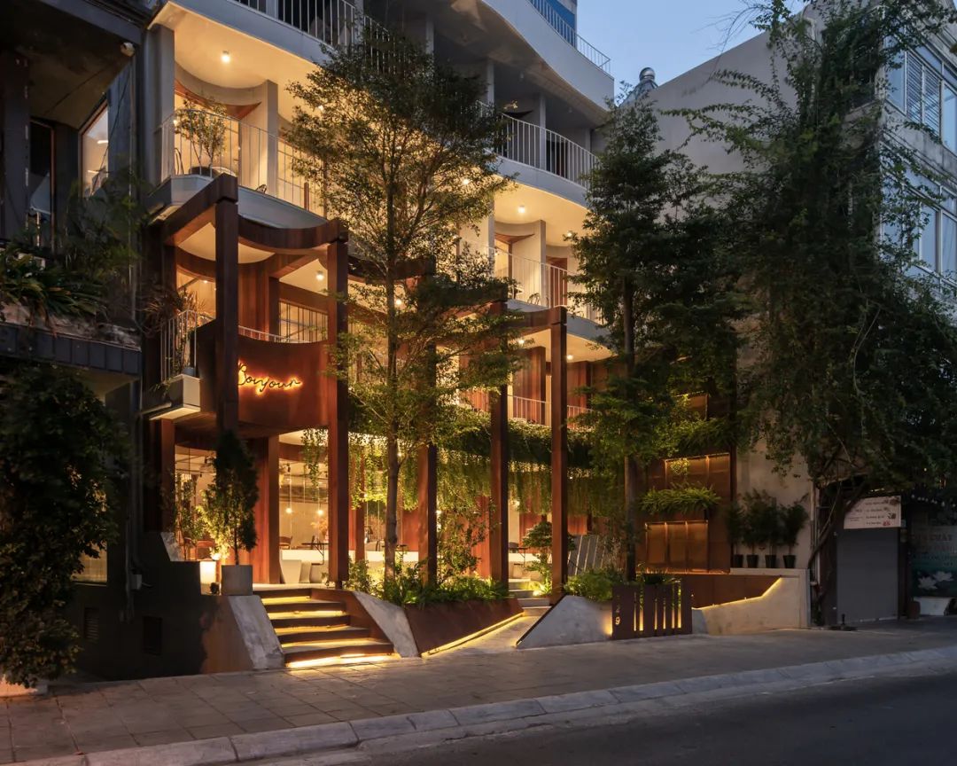 越南河內西湖畔咖啡館室內設計 Vietnam Hanoi Bonjour Cafe interior design／Comma Studios